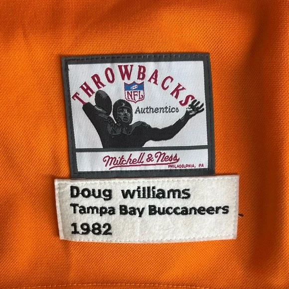 Doug Williams Tampa Bay Buccaneers Mitchell & Ness 1982 Football Jersey - Picture 9 of 12